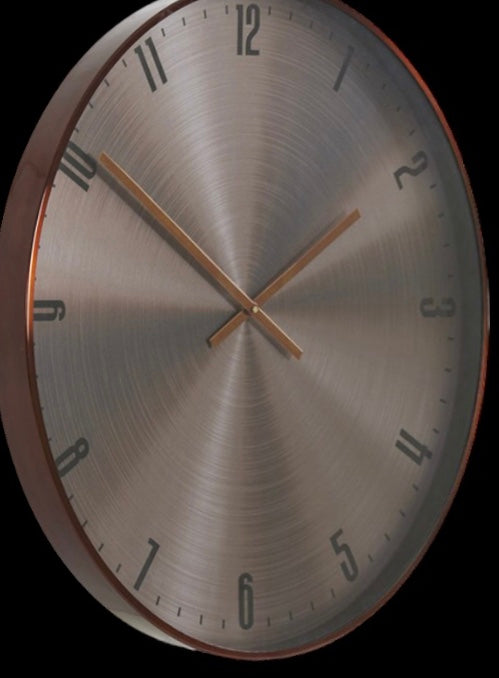 Ø74cm wandklok brons