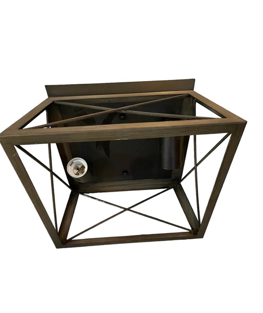 Ganglamp industrieel wood💥