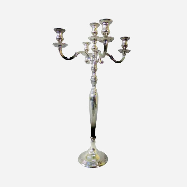 XXL Kandelaar ruw nikkel 160cm