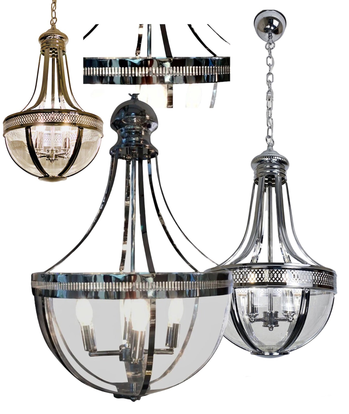 Hanglamp chroom