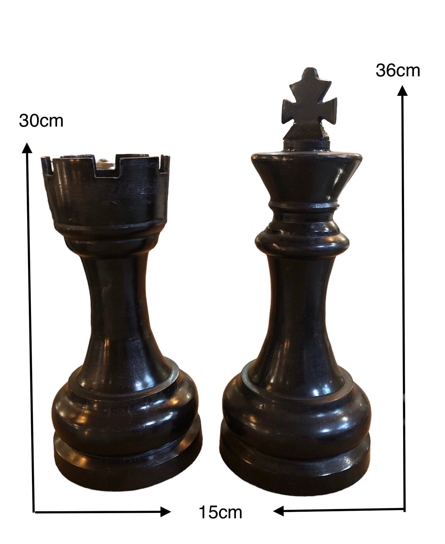 Schaak stukken groot zilver