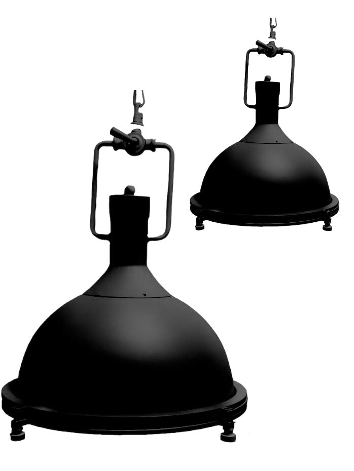 Industriële hanglamp zwart