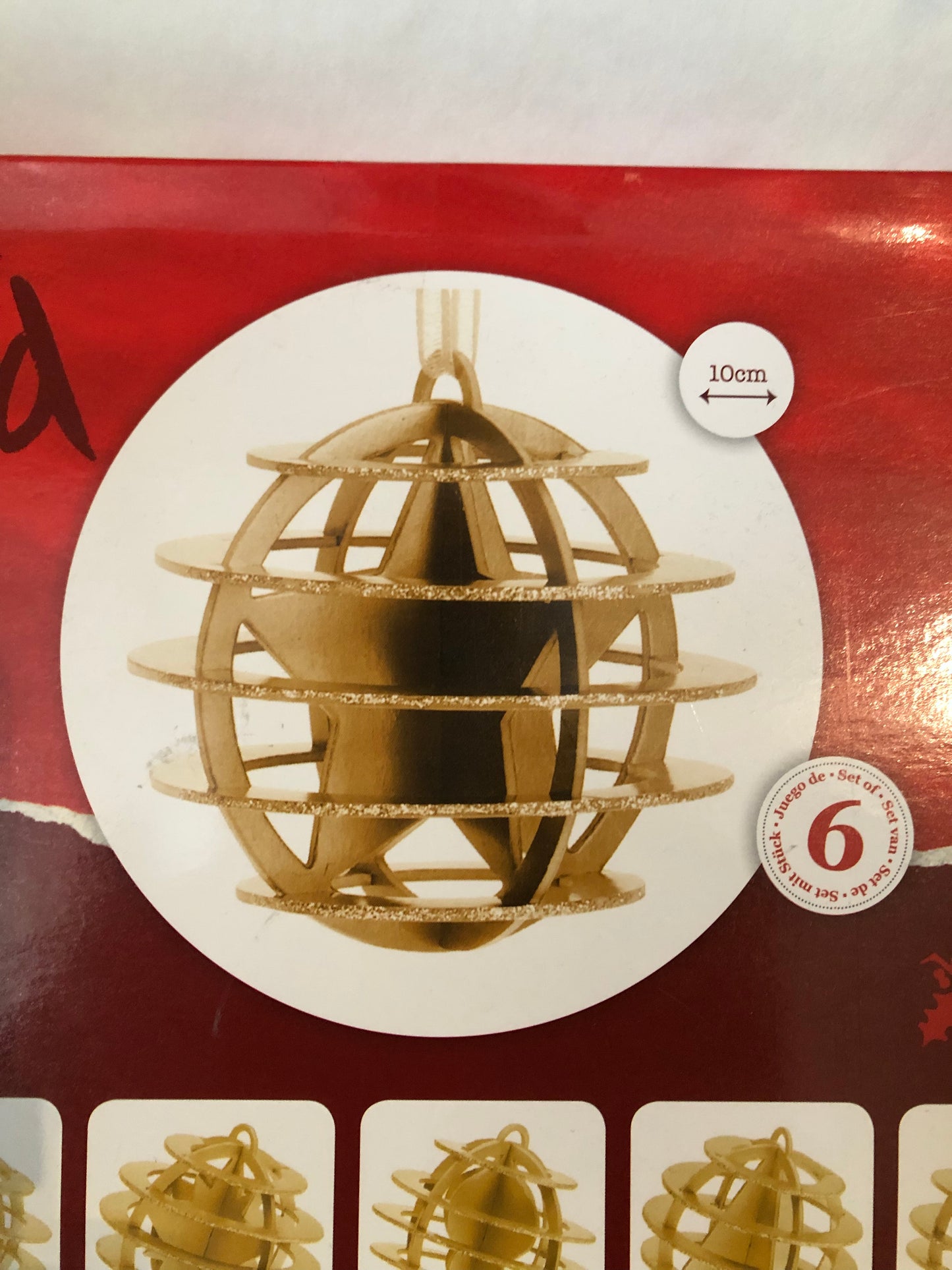 Kerstbal ster