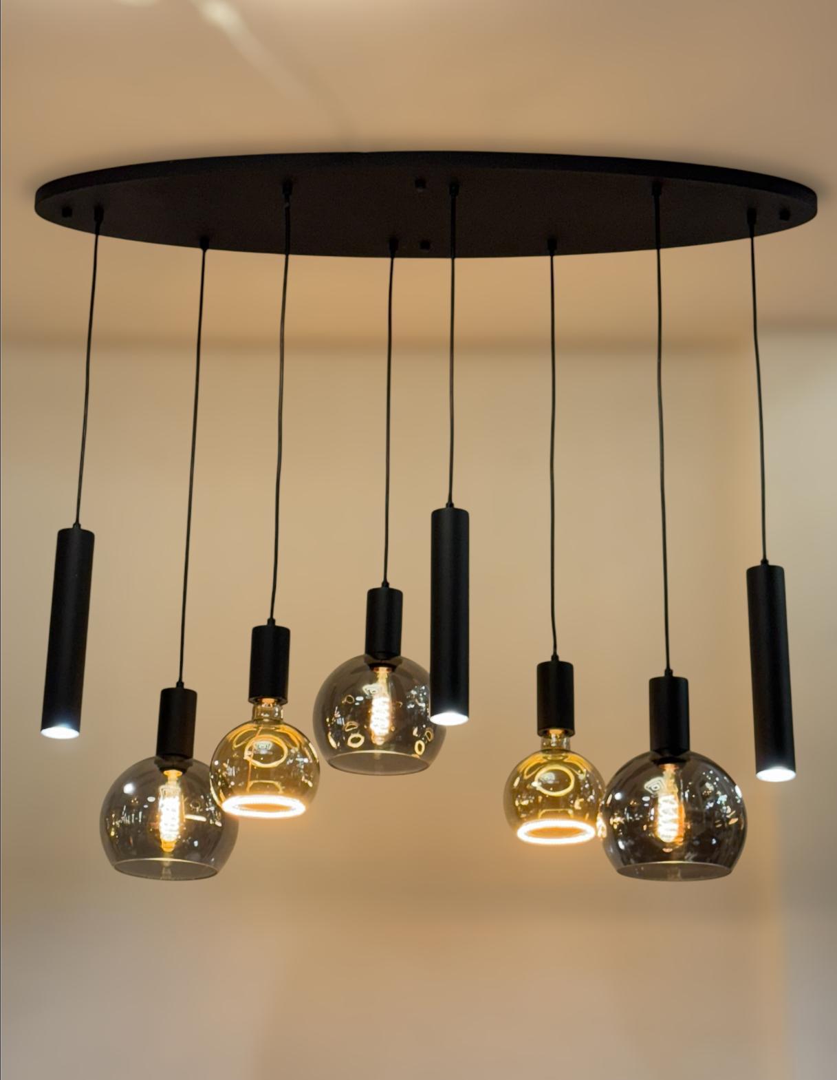 Segula floating globe ovale plafondlamp 120cm