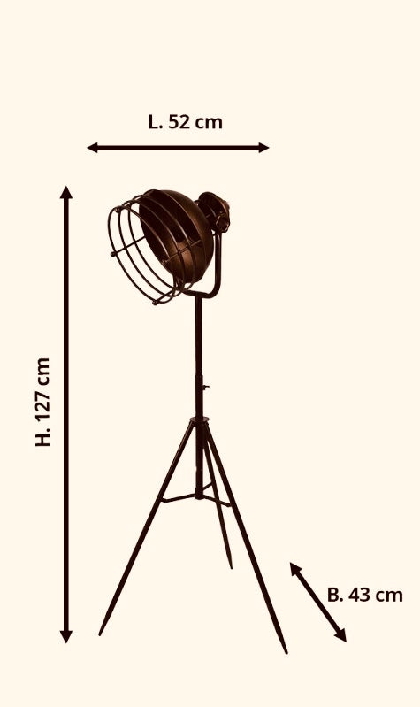 Industriële vloerlamp