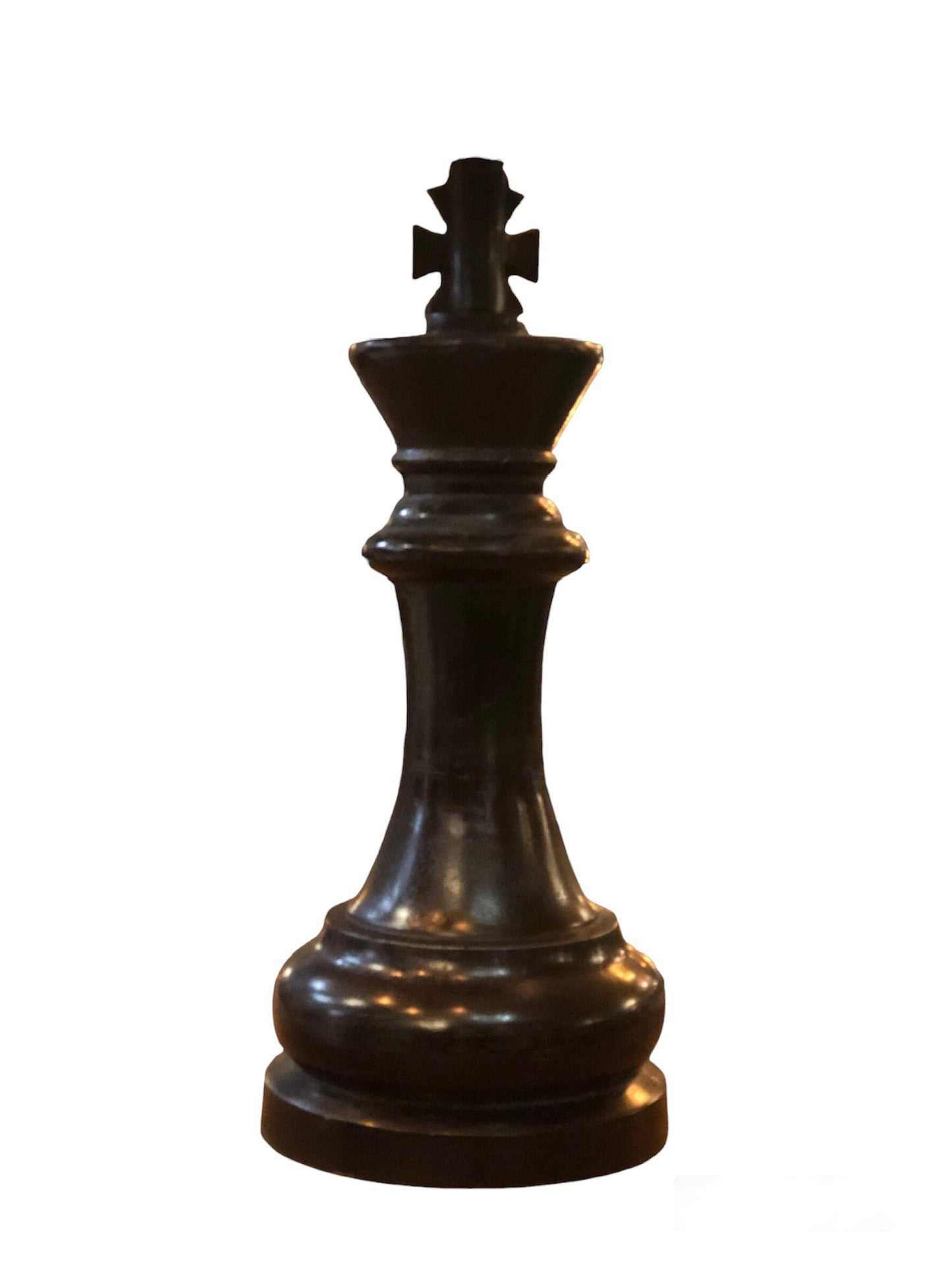 Schaak stukken groot zwart