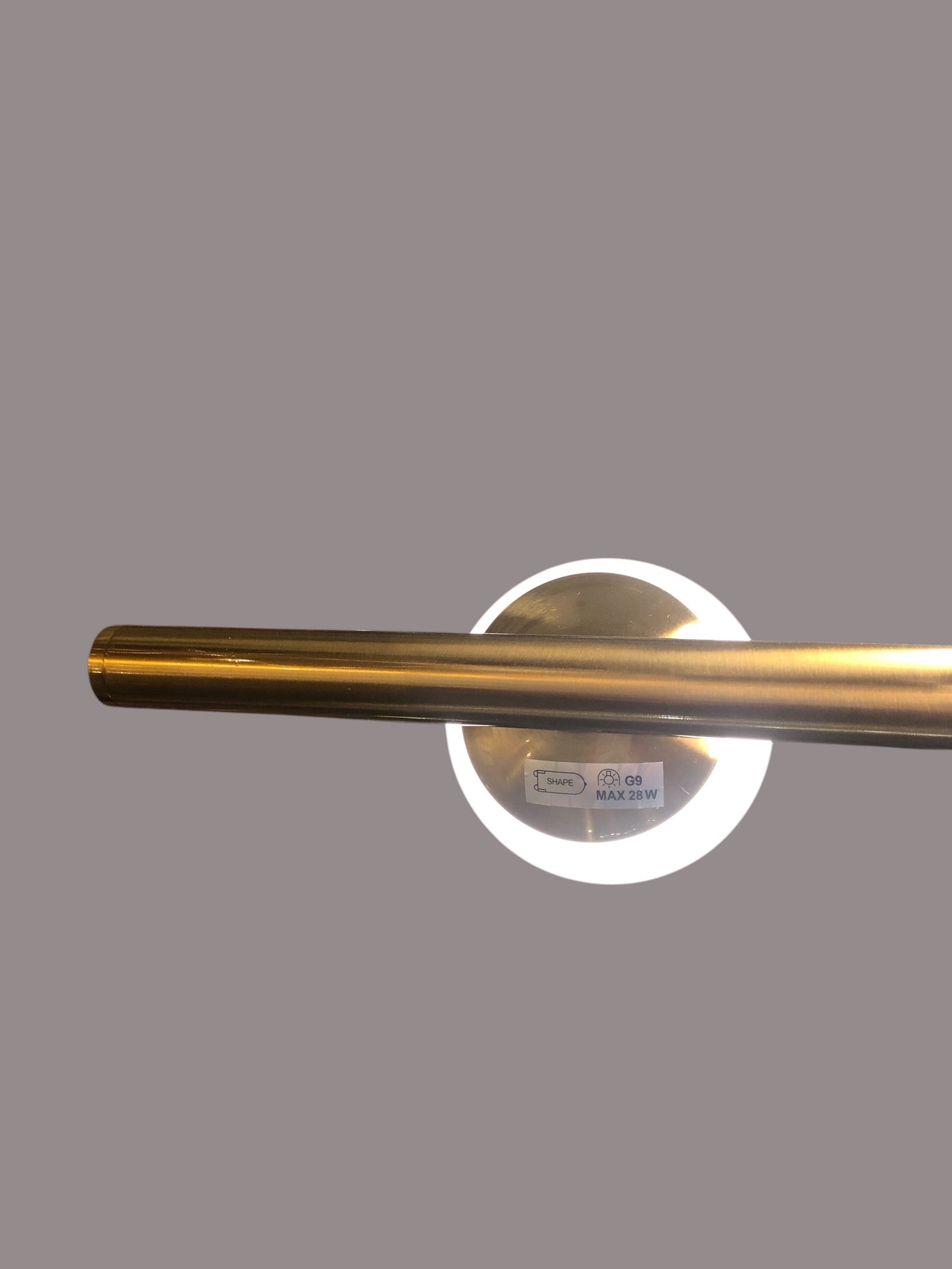 Plafondlamp goud wit Globe