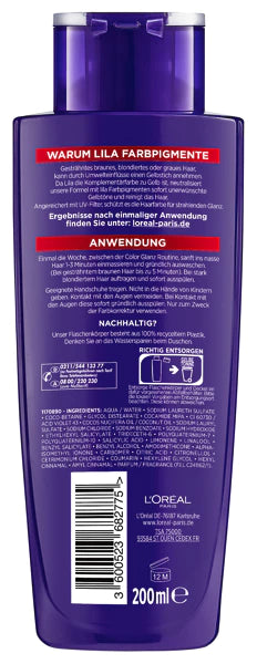 Elvital Color Shine Paarse Shampoo, 200 ml L'Oreal