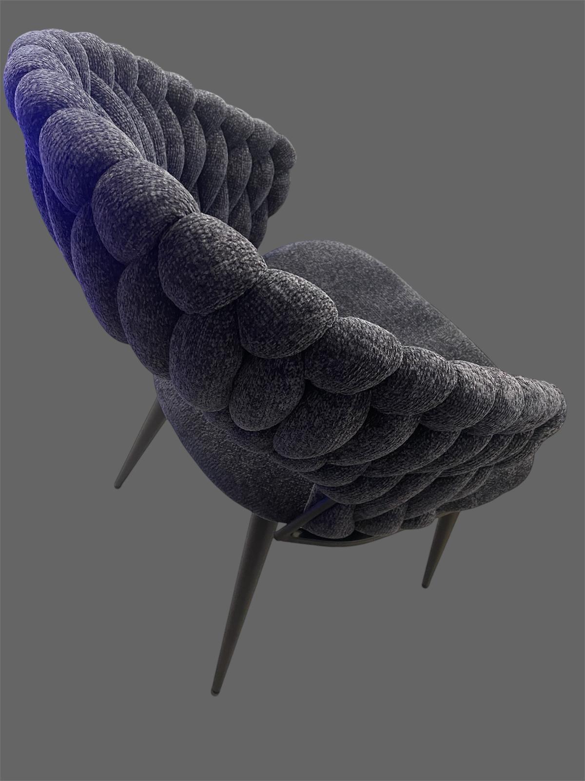 Design Wave stoel eetkamerstoelen antraciet