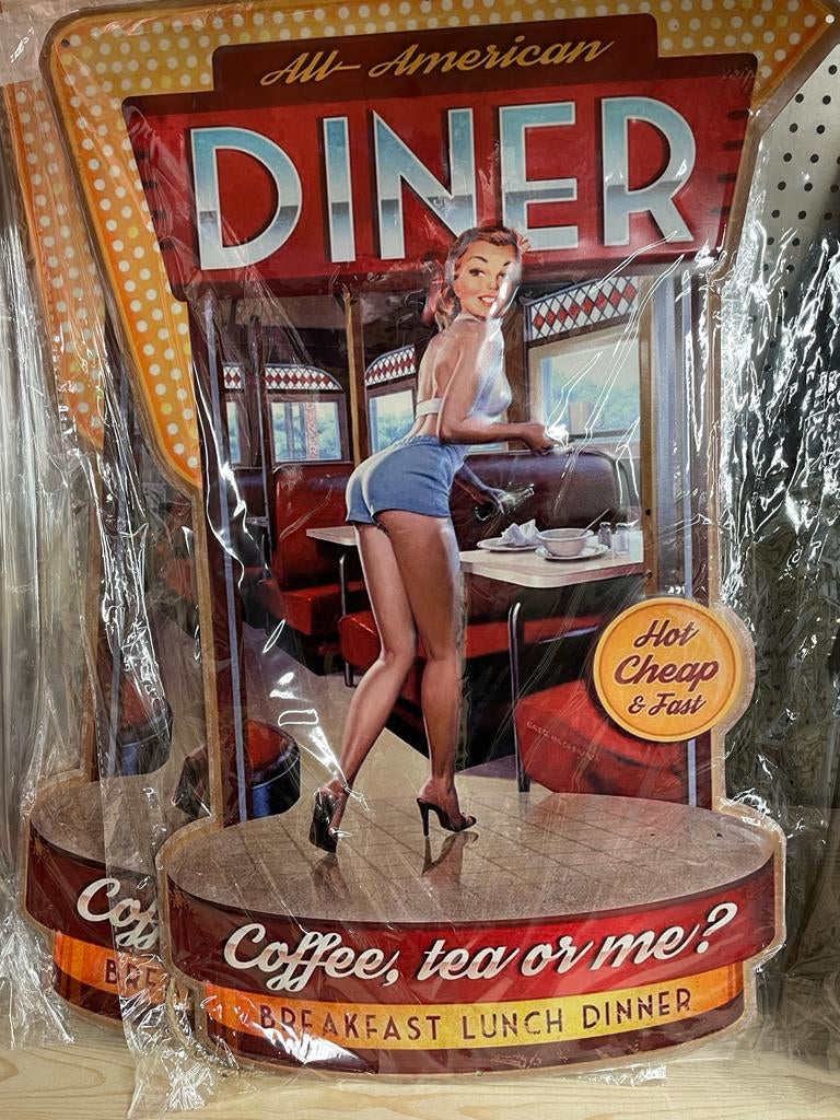 Diner Bord Nostalgisch