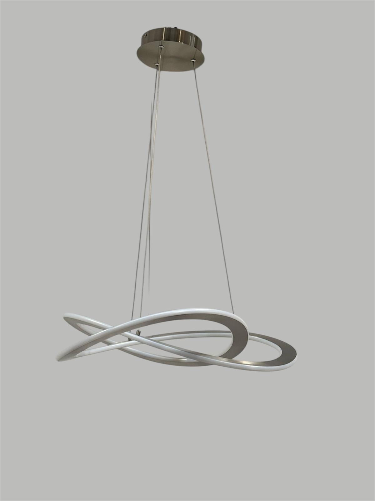 Infinity Led hanglamp grijs 60cm