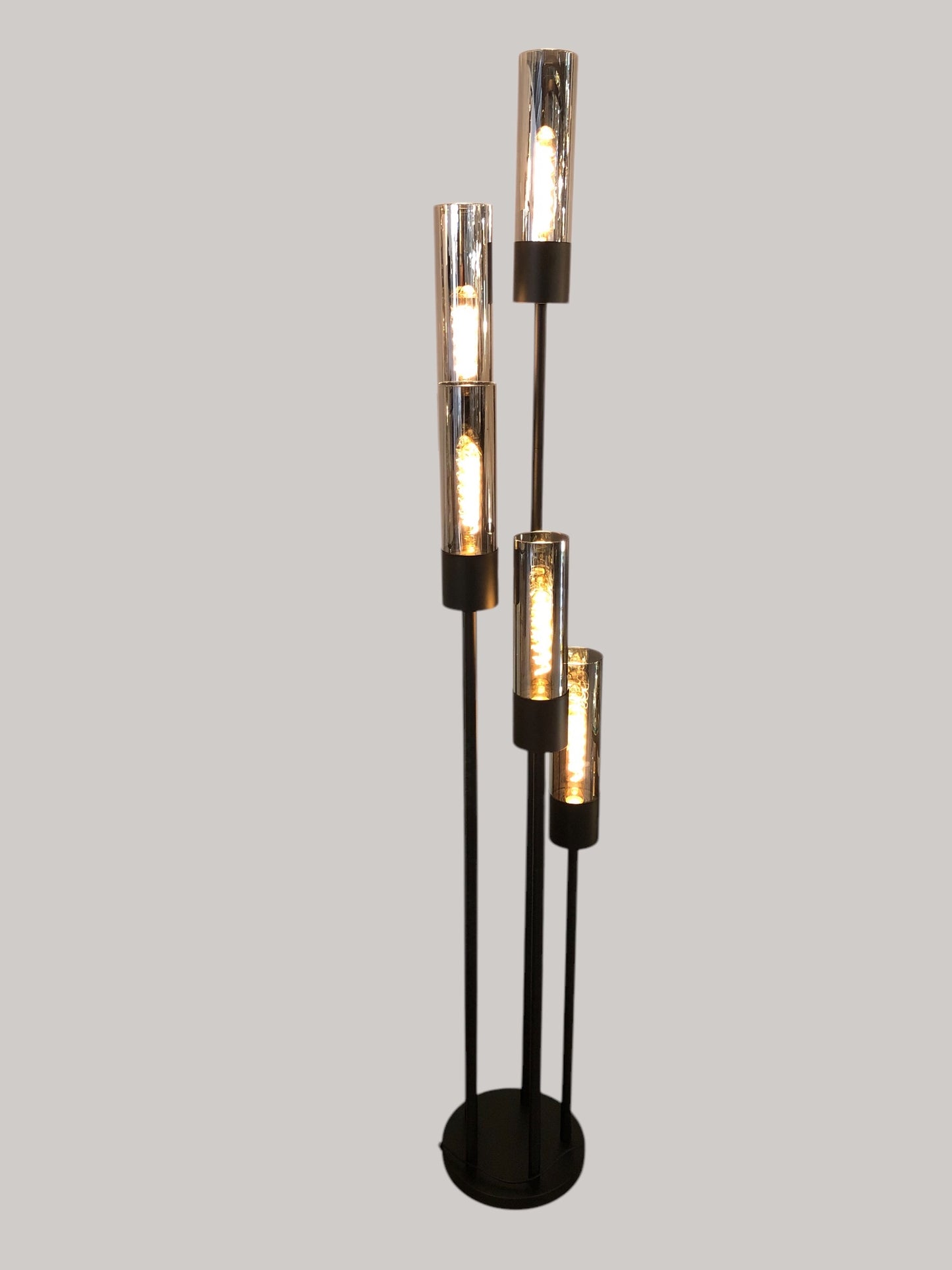 Vloerlamp Candle 165cm zwart