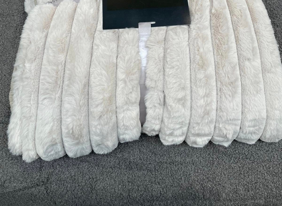 Plaid licht grijs