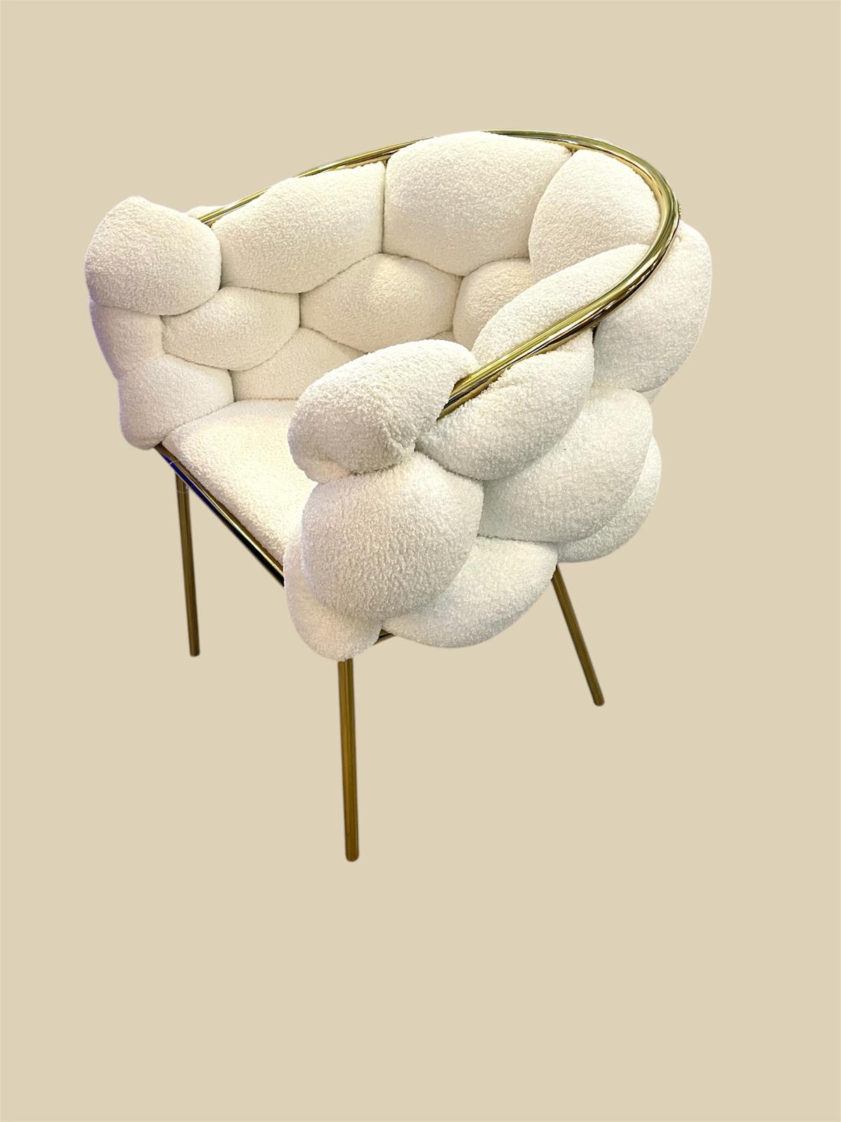 Design eetkamerstoel Bubbel wit