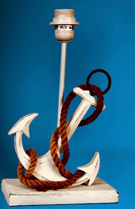 Oude anker tafellamp