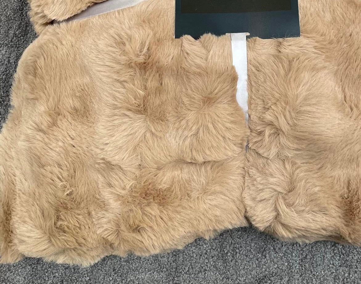 Plaid licht bruin