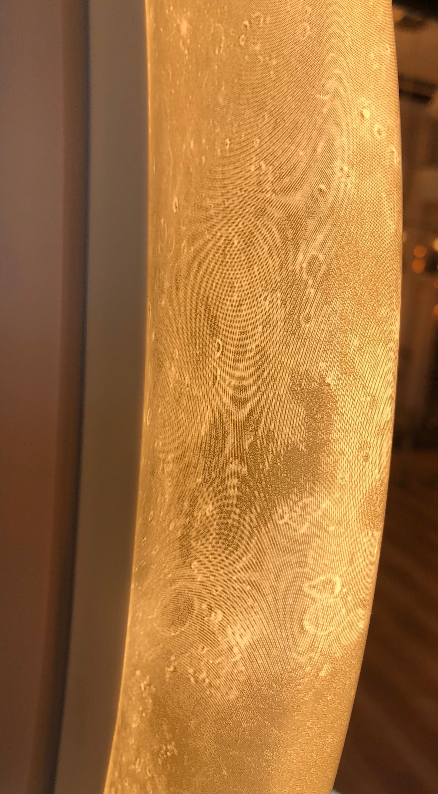 Plafondlamp maan bruin