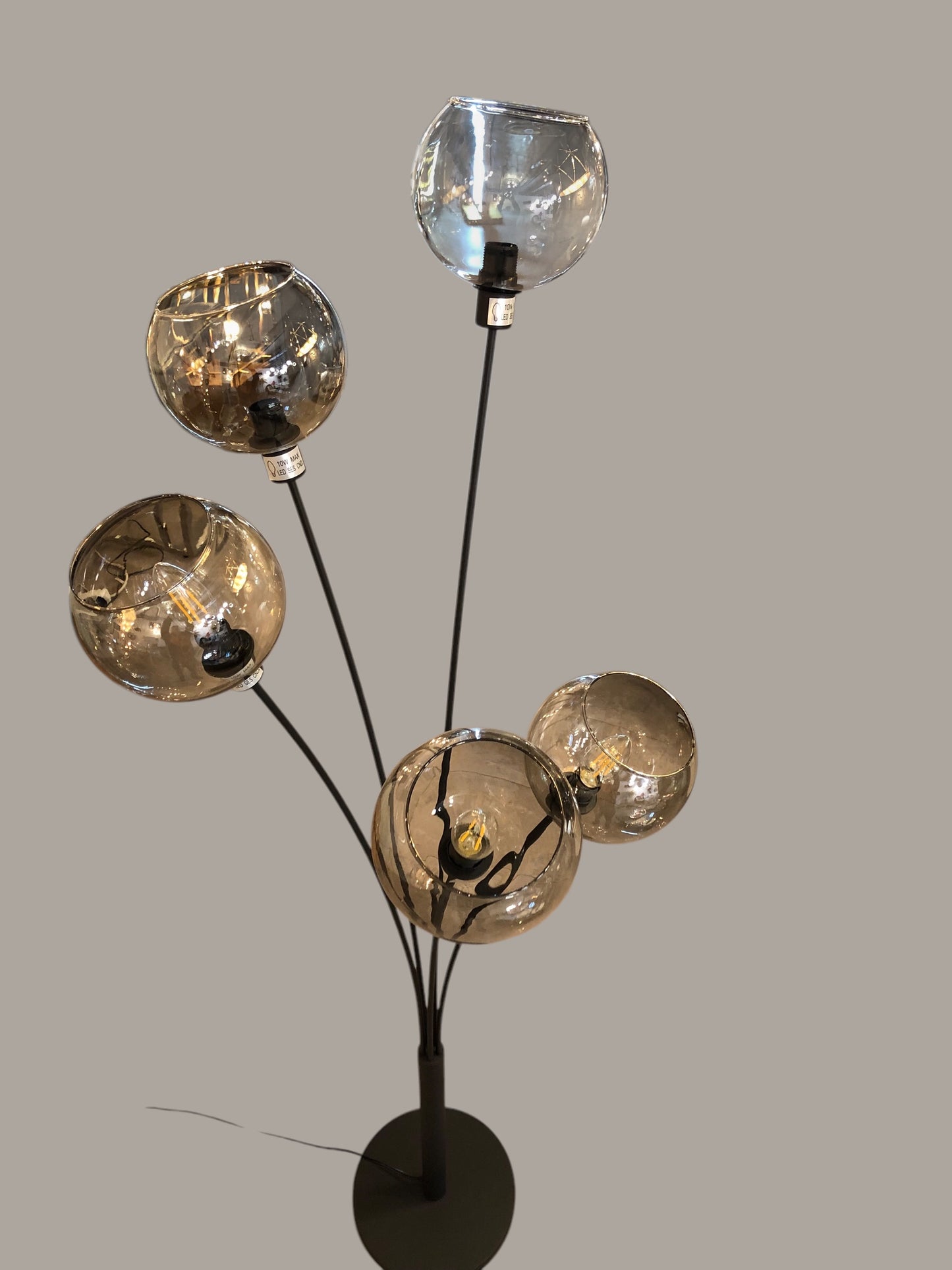 Vloerlamp ABMAZ 175cm zwart