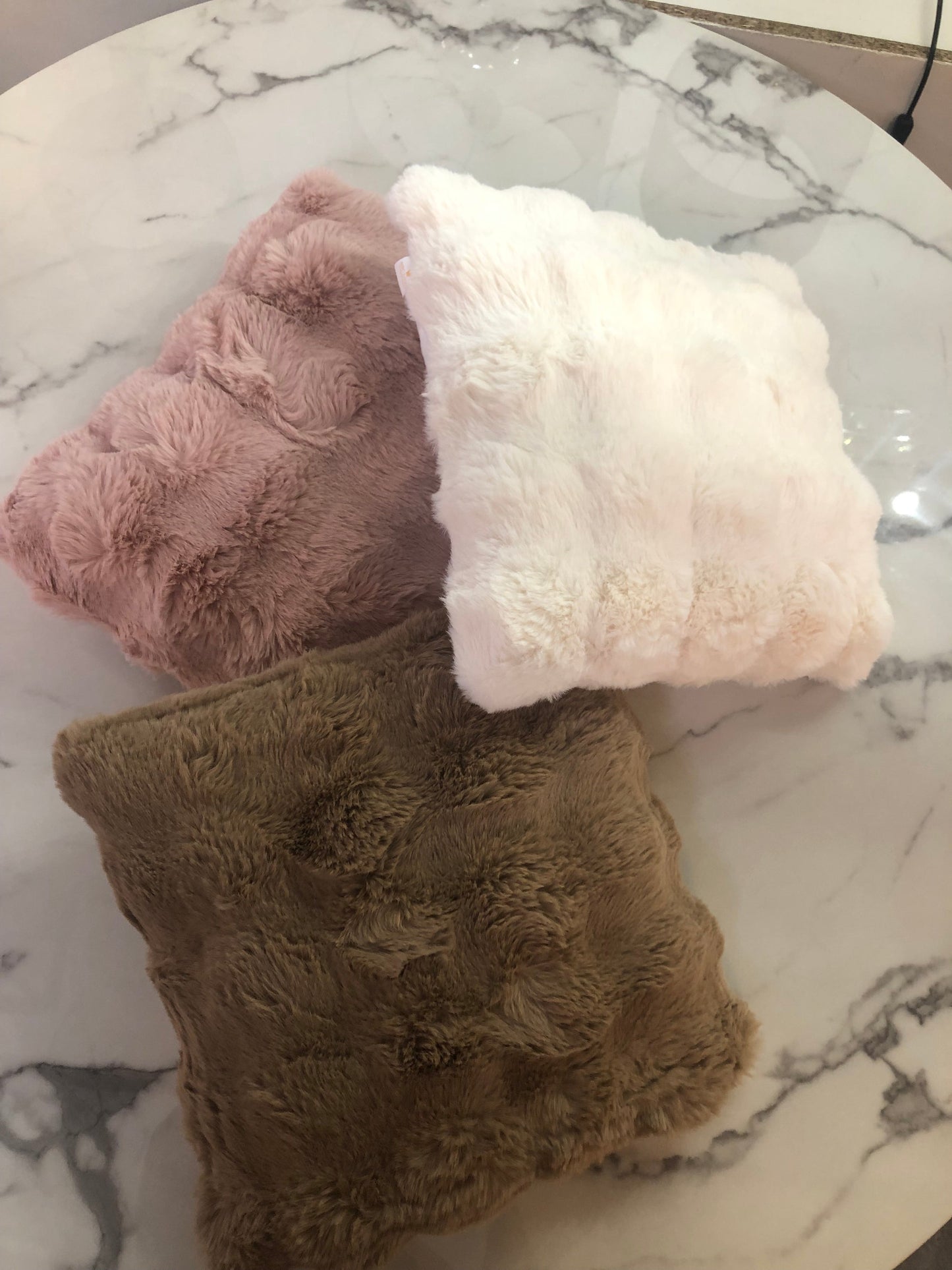 Zachte kussenset pink