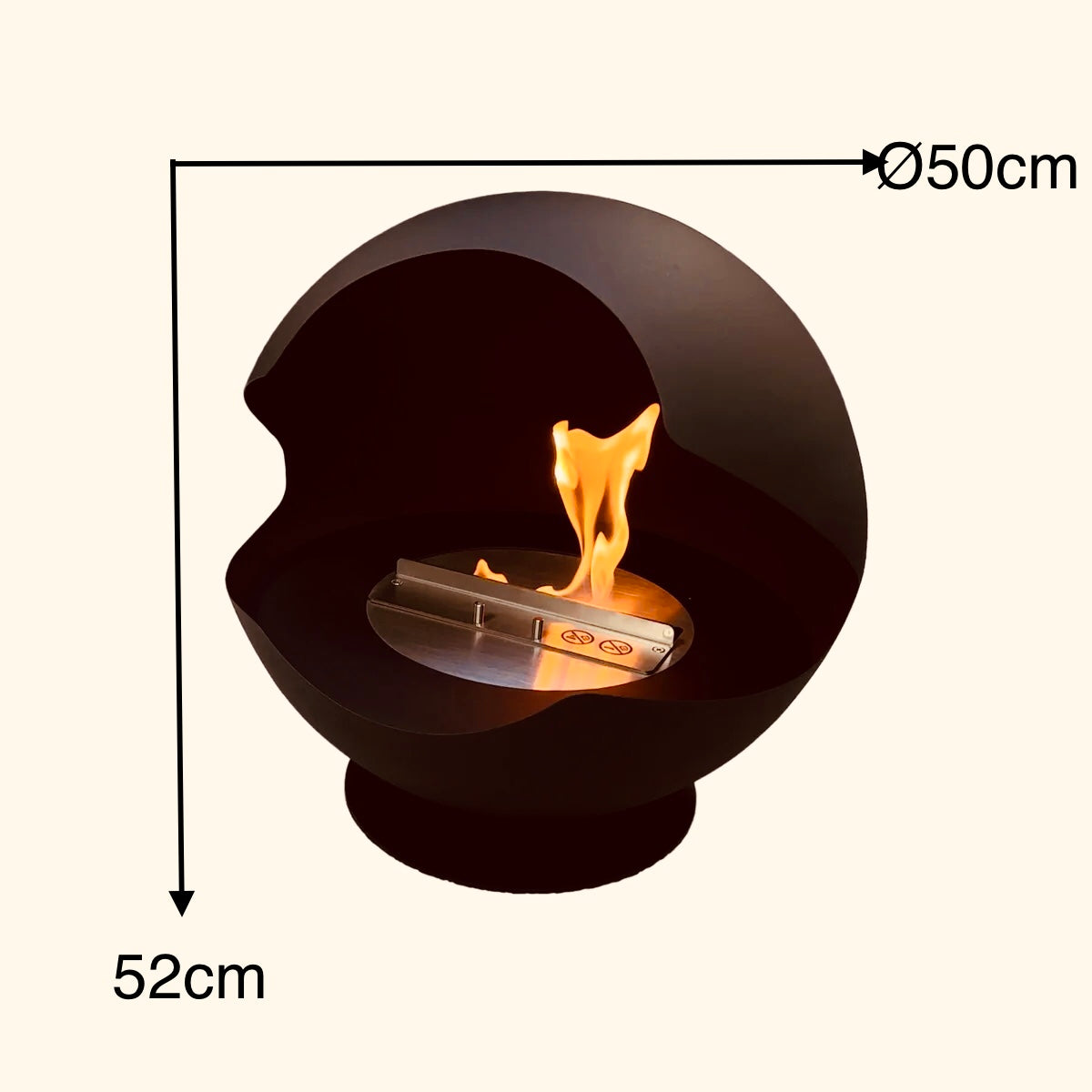 Desing Bio-ethanol haard rond