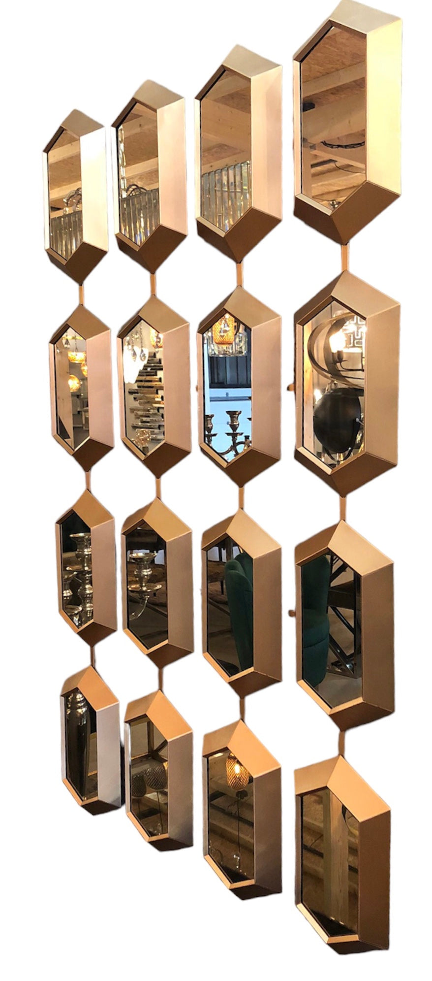 Design spiegel gold