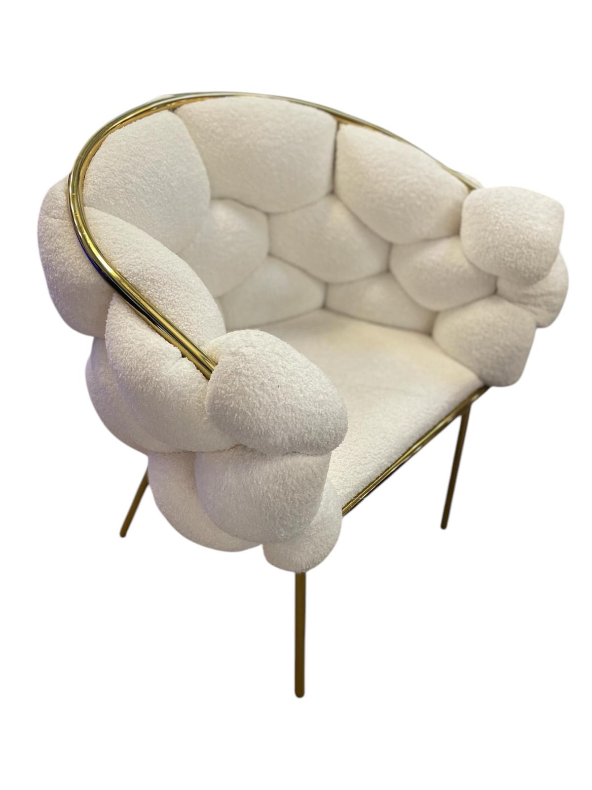 Design eetkamerstoel Bubbel wit