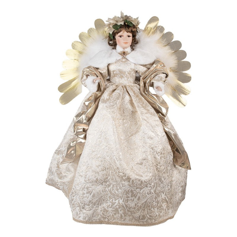 Kerstdecoratie Engel in goud 86cm
