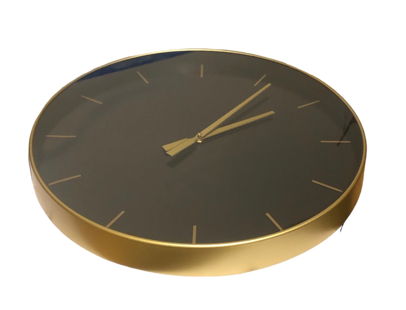 Zwart met Goudkleurig wandklok