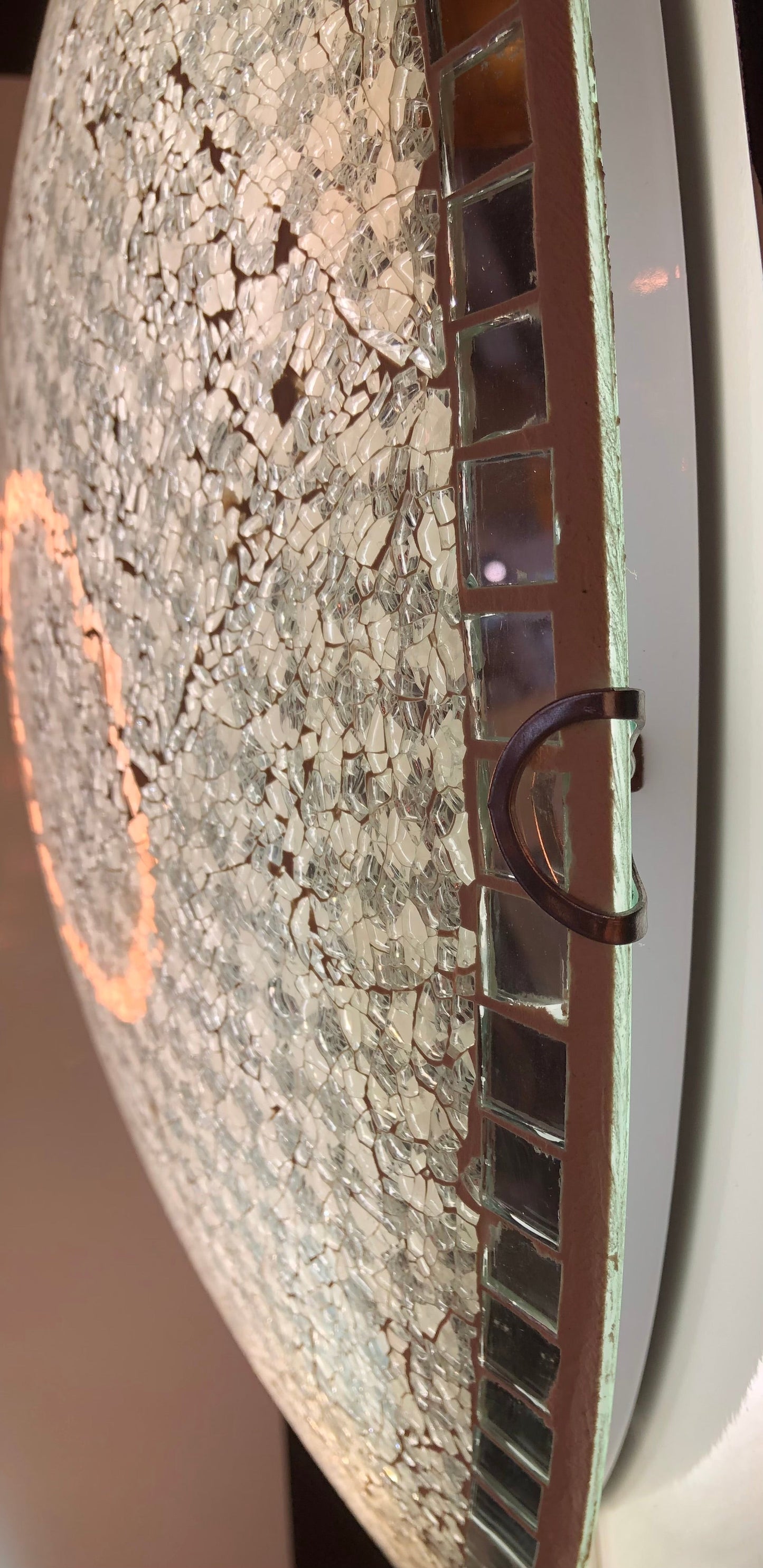 Plafondlamp mozaïek Ø80