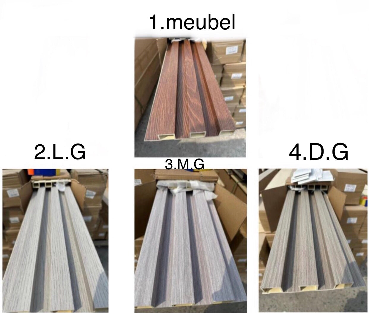 WPC wandpaneel meubel