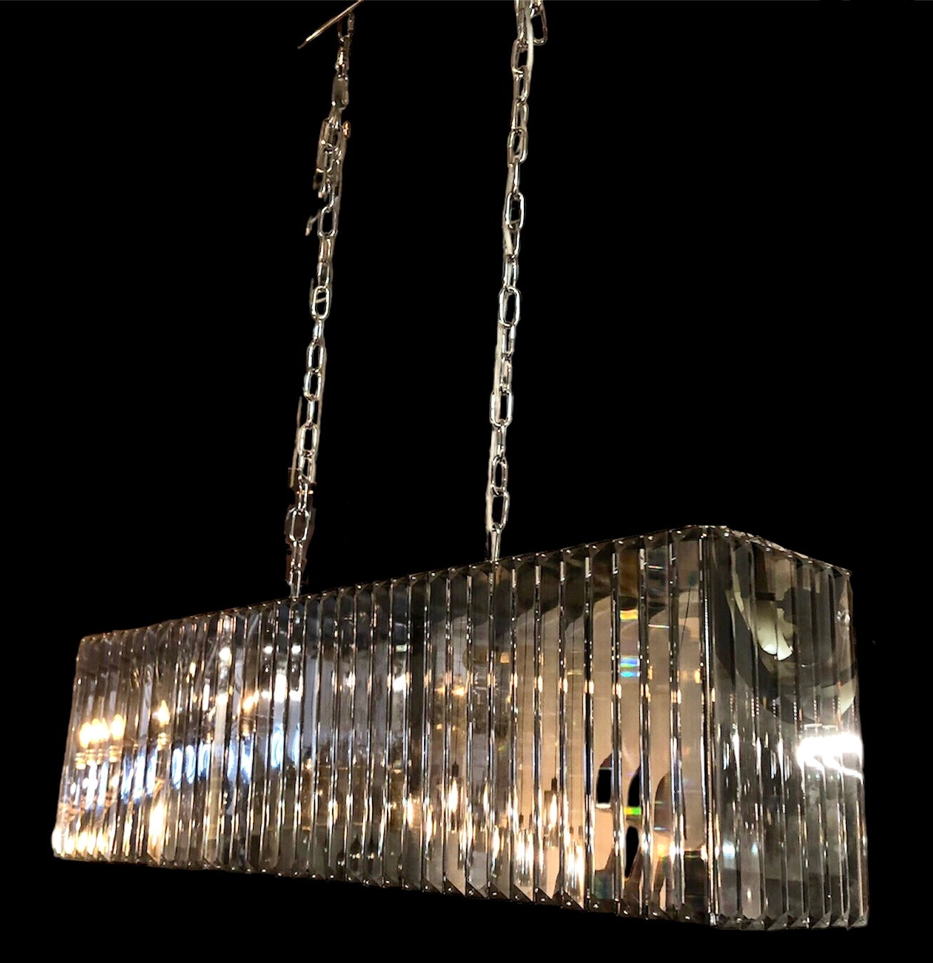 Kroonluchter smokey 100cm