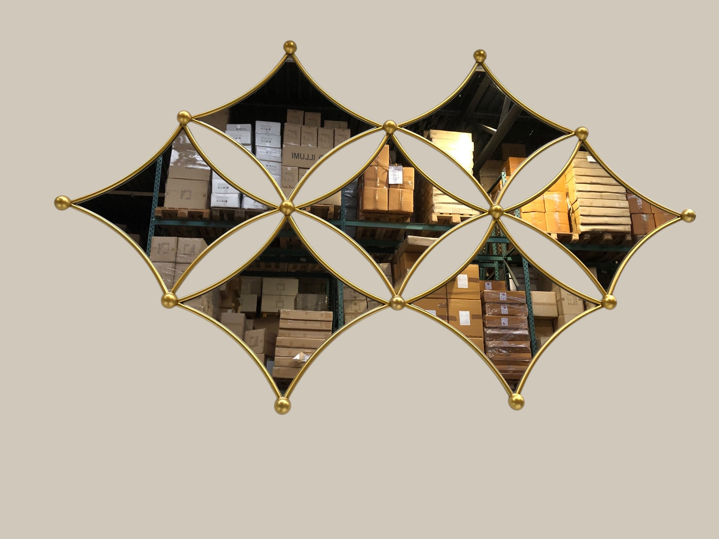 Spiegels Sterren Design Goud