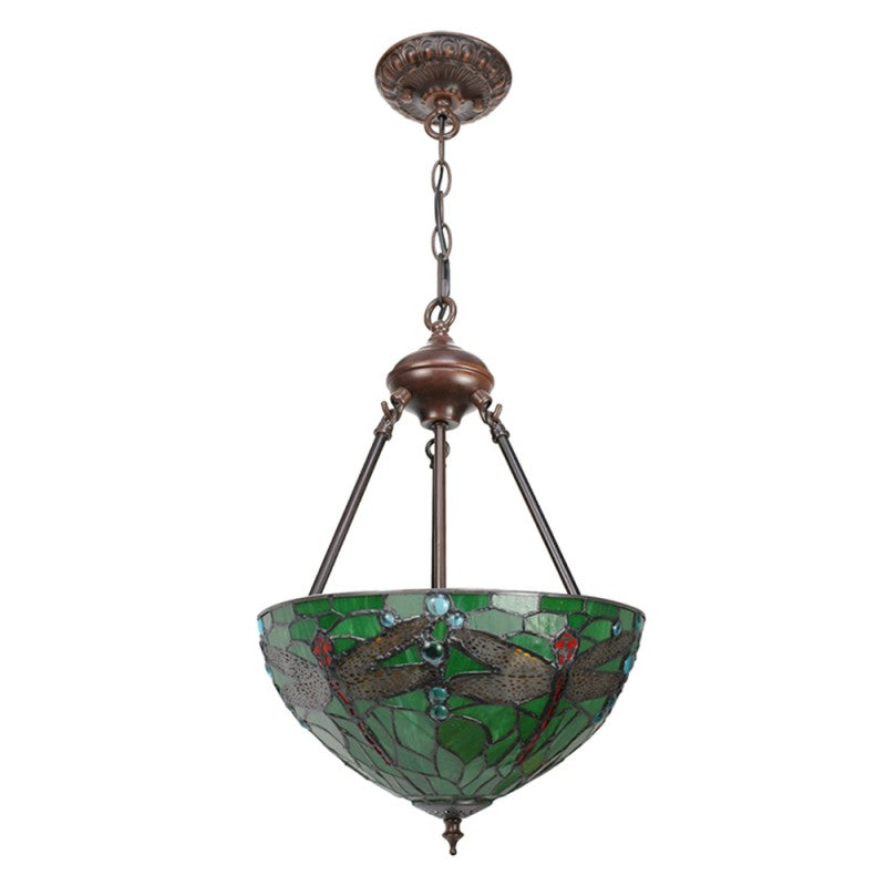Hanglamp Tiffany libellen groen
