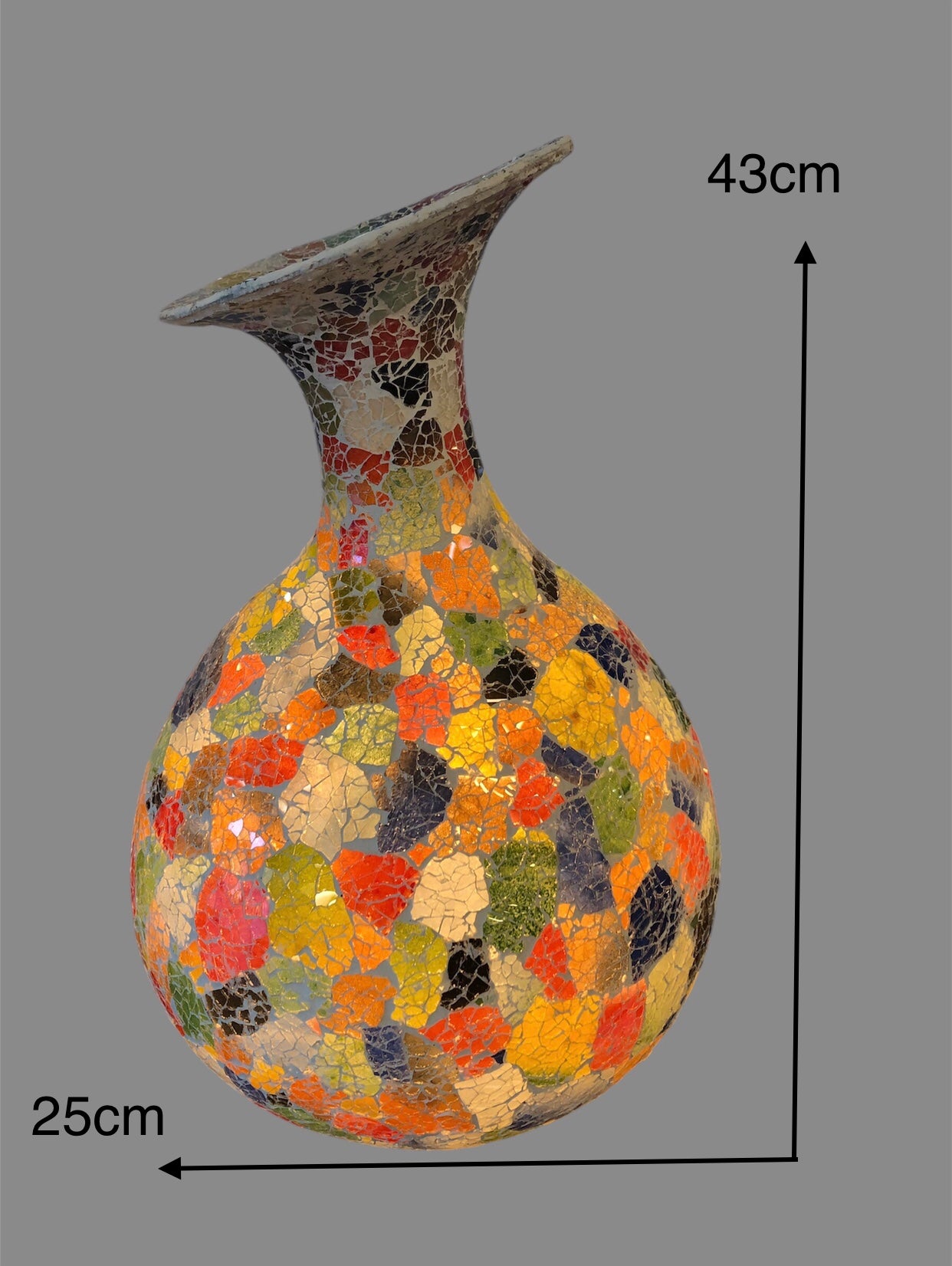 Mozaïek tafellamp zoals vas