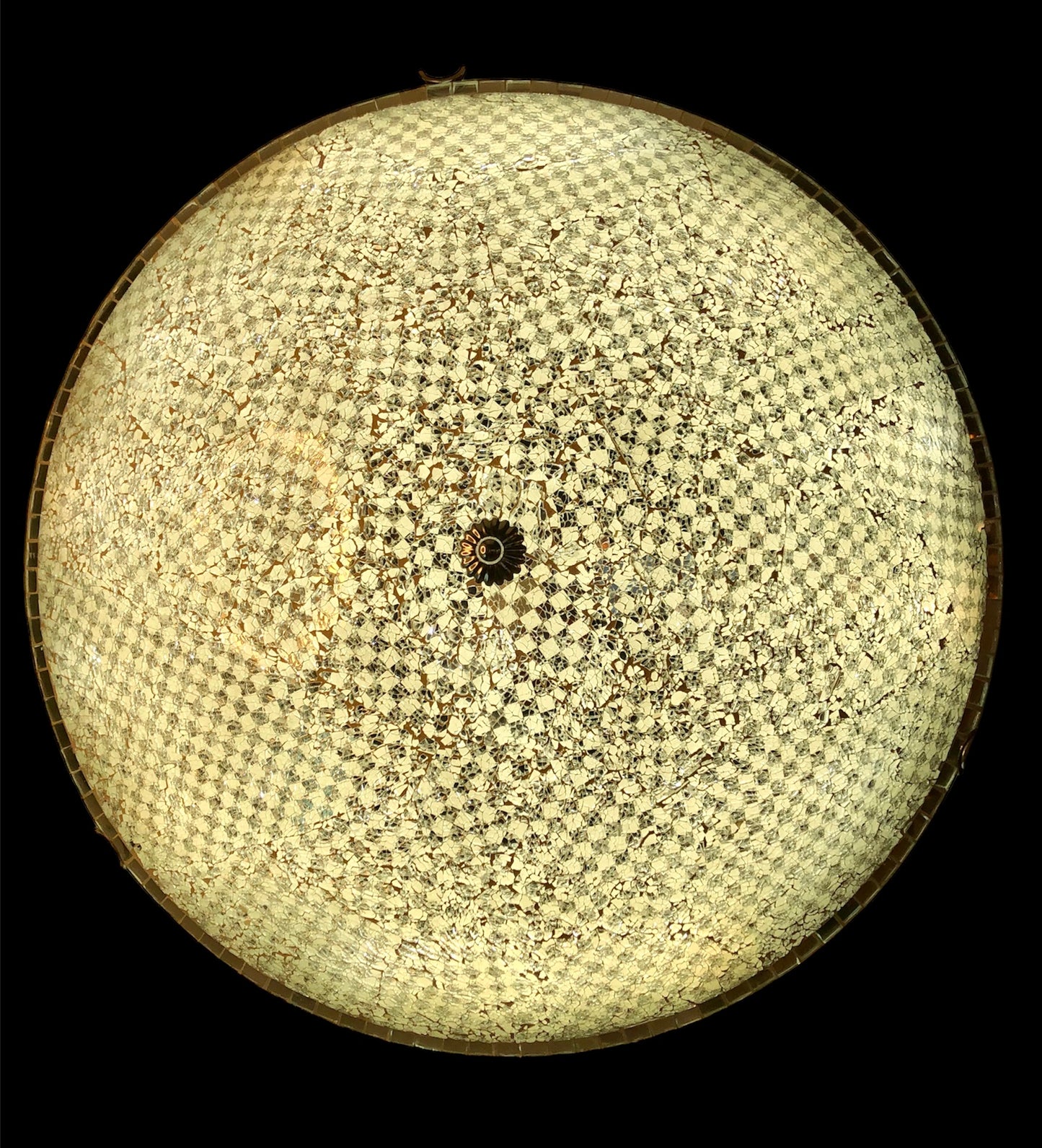 Plafondlamp mozaïek Ø80