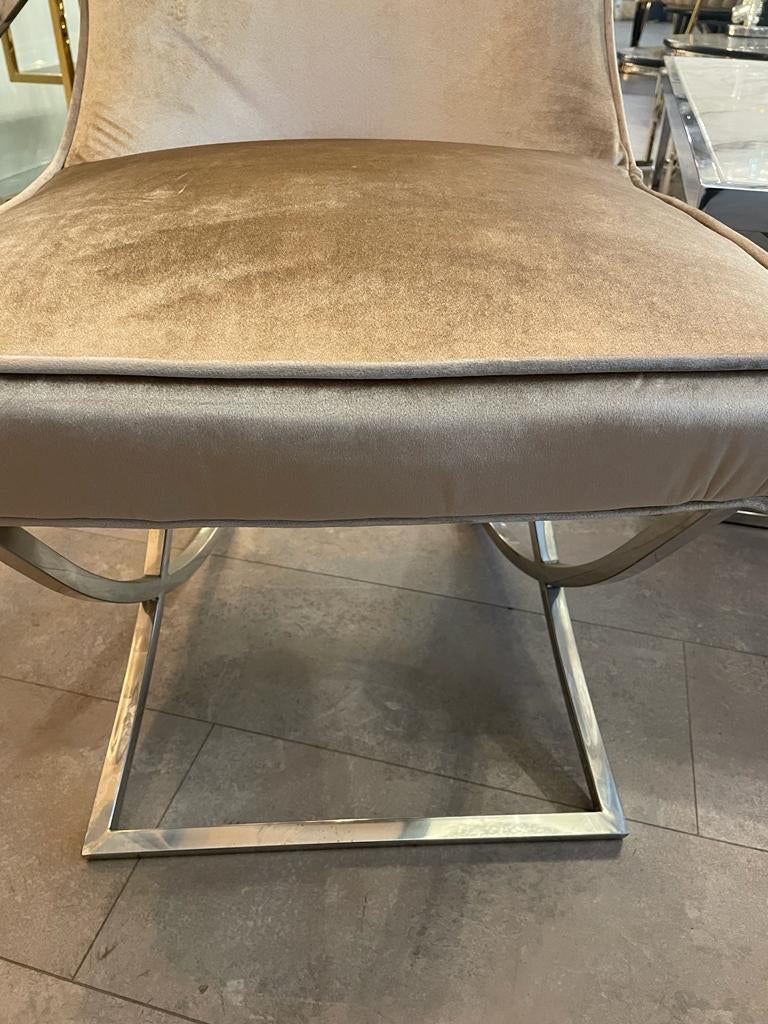 Eetkamerstoel Rixos crème/zwart