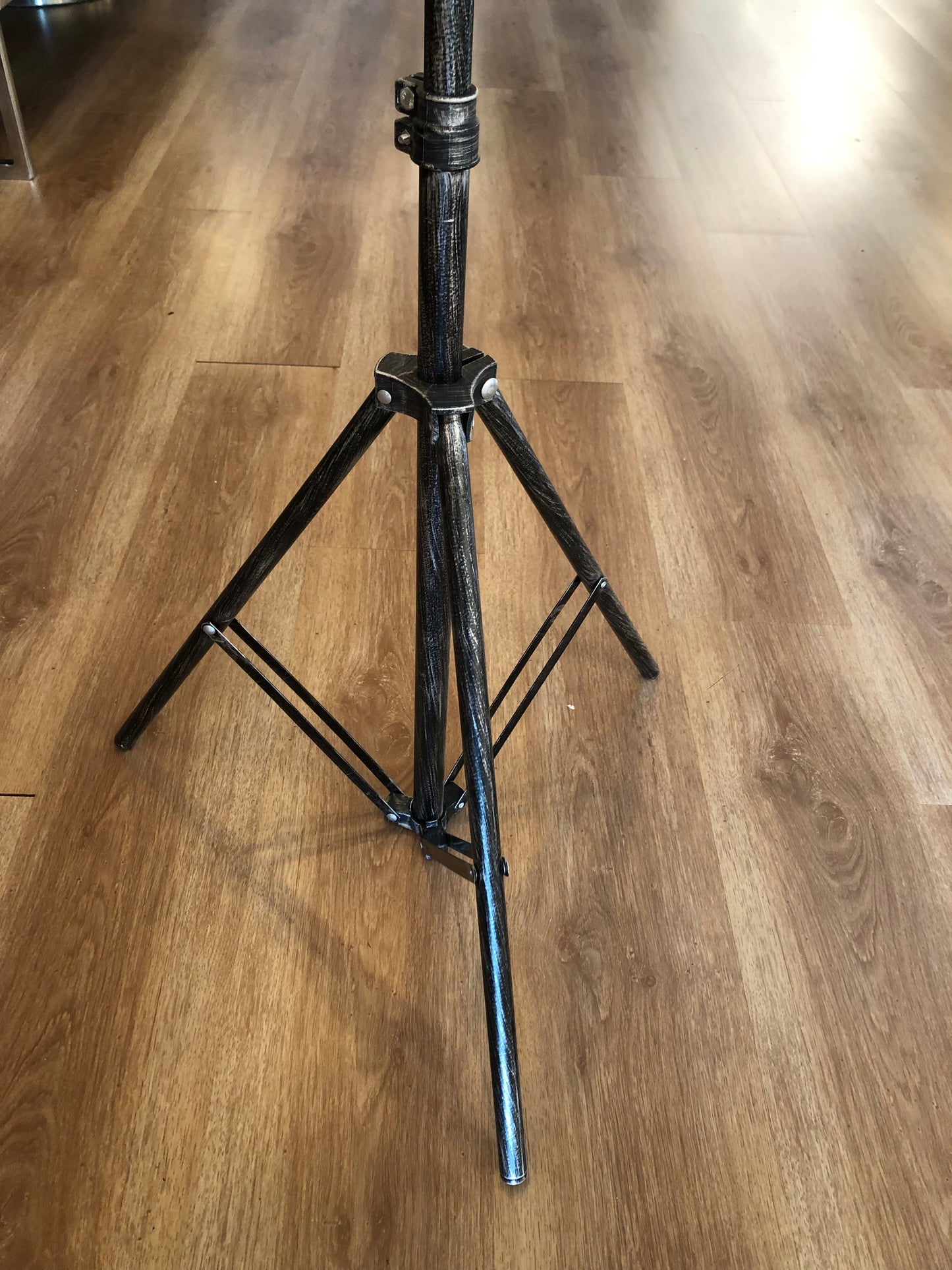 Hollywood Luxe Vloerlamp zwart met zwarte kap