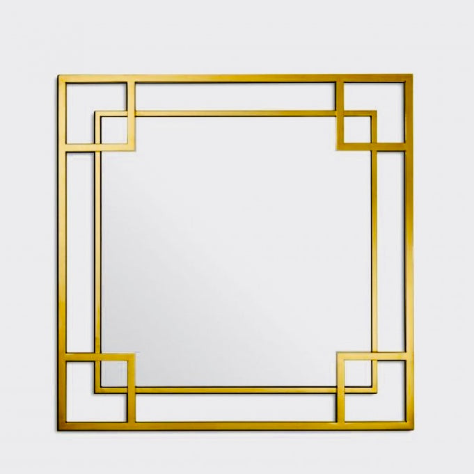 Design spiegel goud