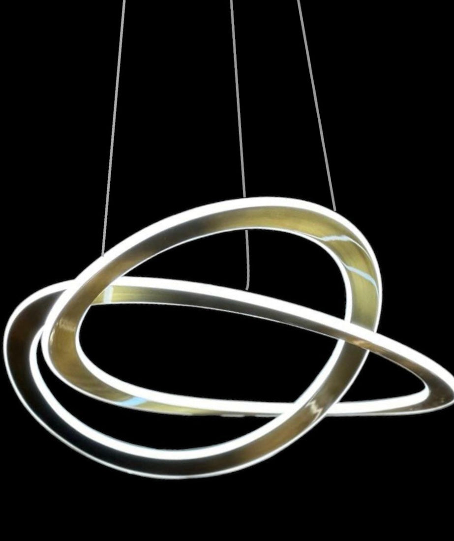 Infinity Led design hanglamp goud 60cm