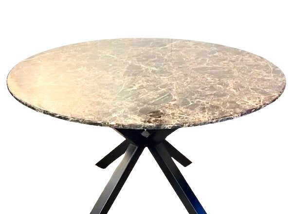 Bruin/marmeren tafel 130cm