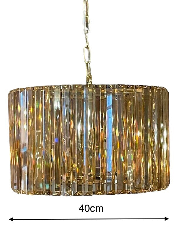 Design Hanglamp amber Ø40