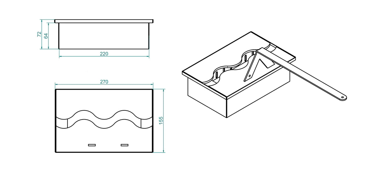 Bio Ethanol Brander 27 cm