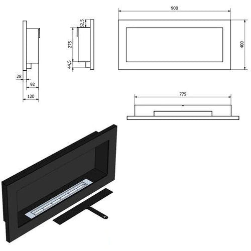 Bio Wandhaard 90 x 40 CM
