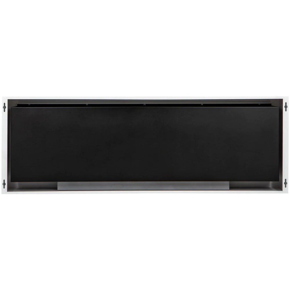 S - Line Wit Full BOX Bio-Ethanol Wandhaard 120 x 40 CM