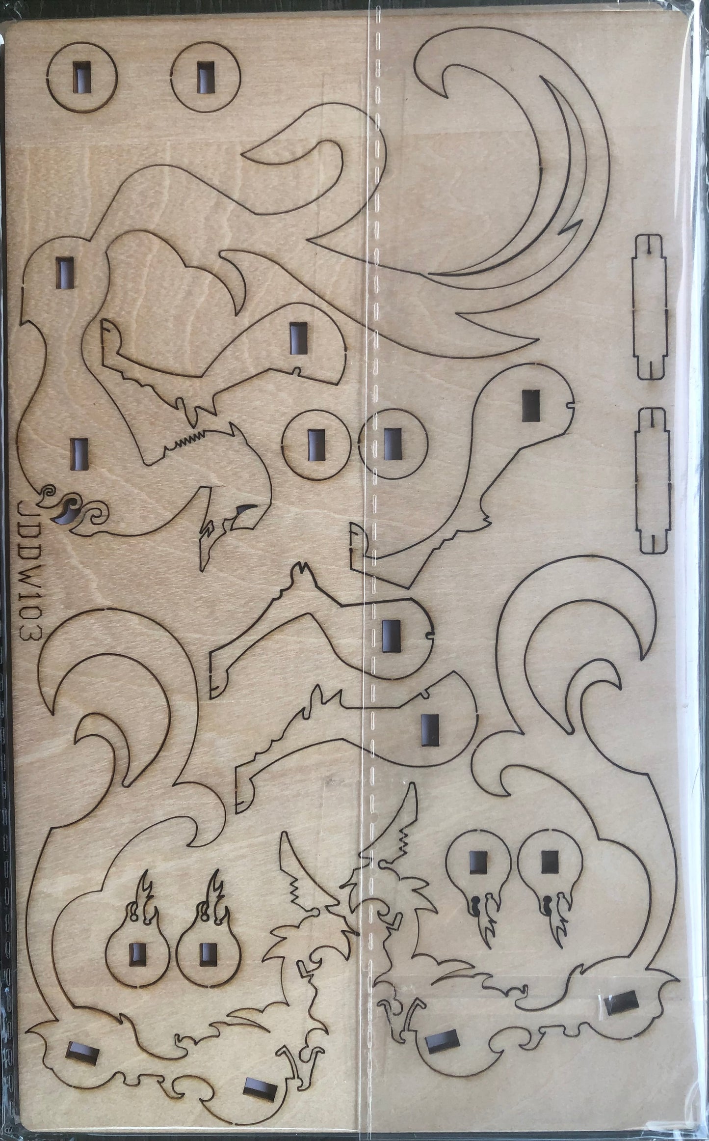 Vos 3D houten puzzel