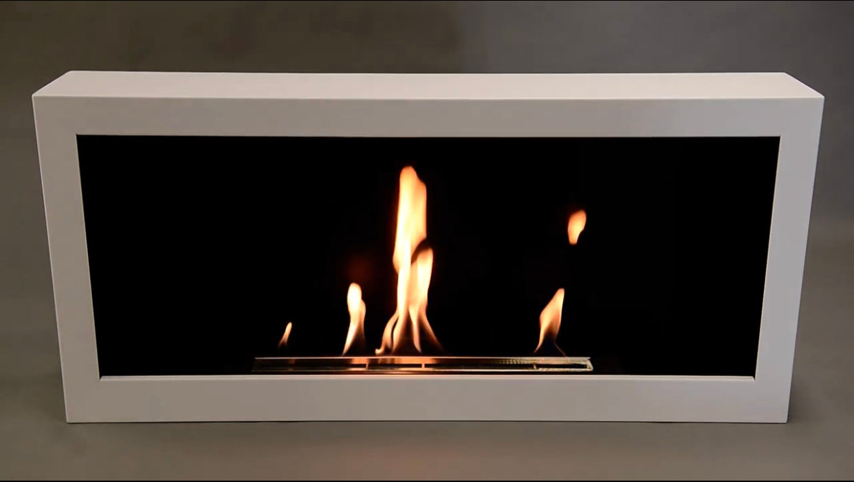 Bio-ethanol wandhaard wit