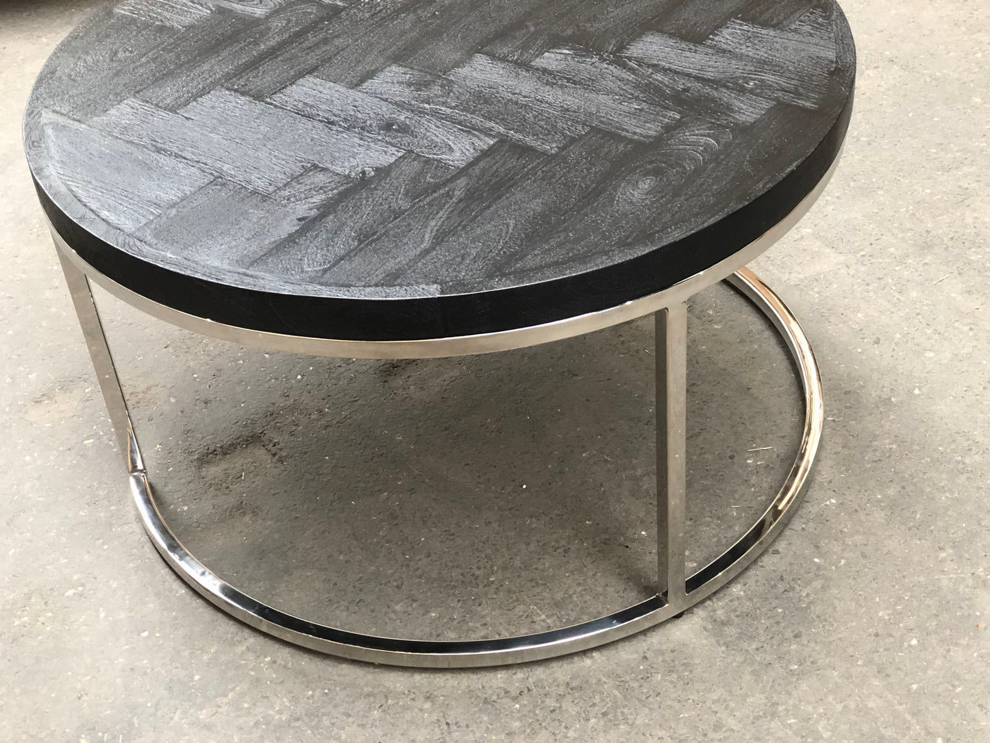 Tweedelige salontafel visgraat