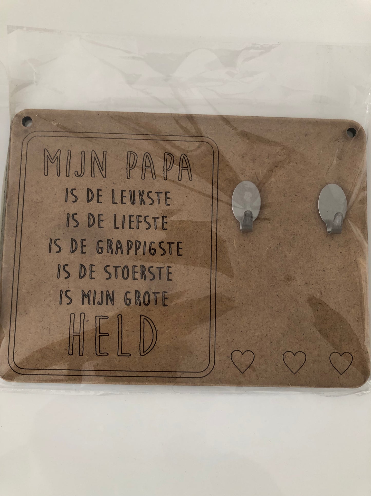 Sleutel hangbord Mijn papa