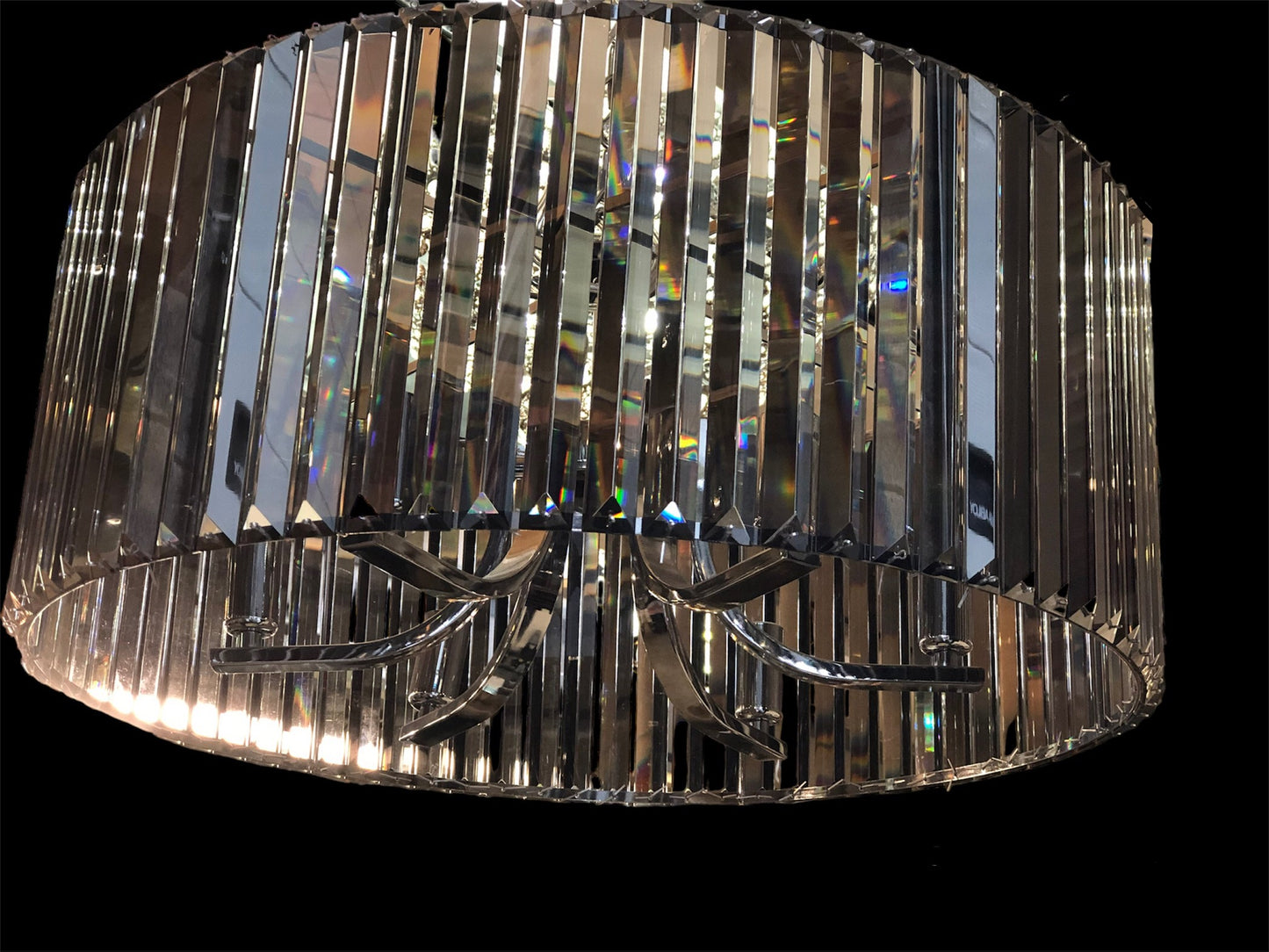 Kroonluchter Smoke glas