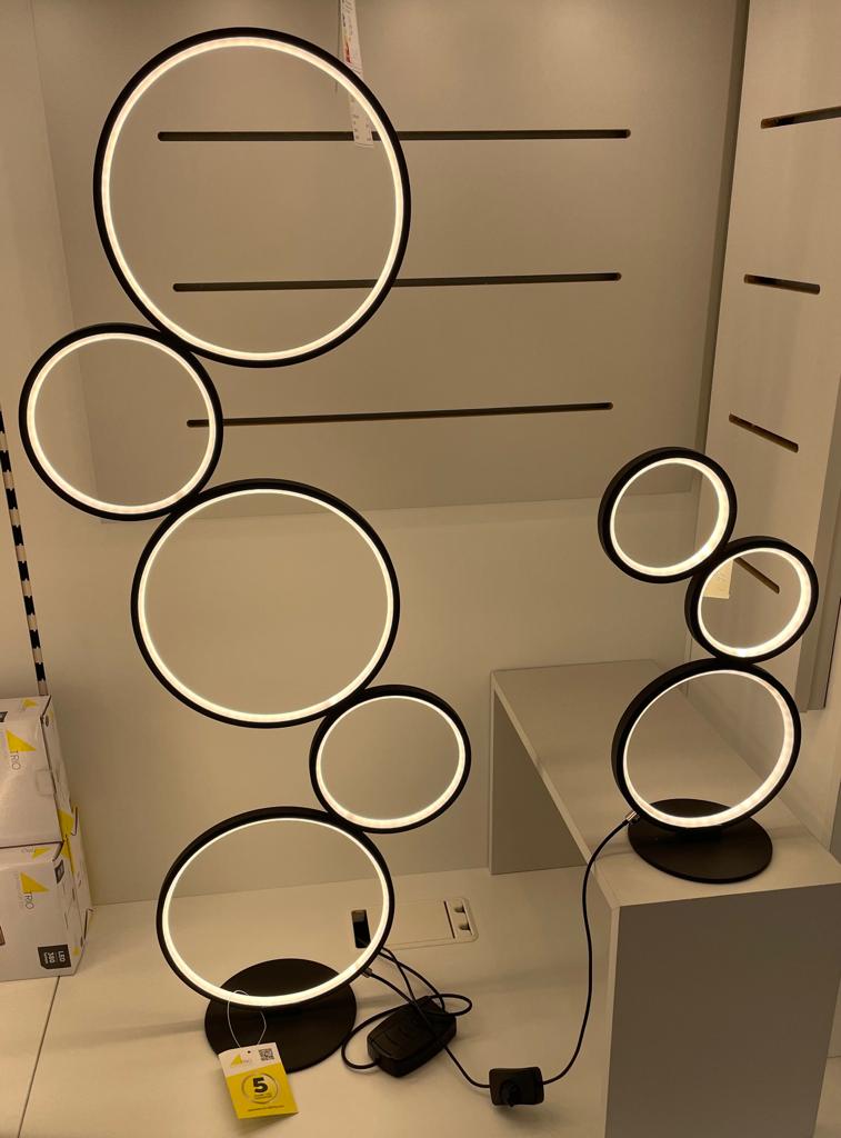 Tafel lamp zwart klein
